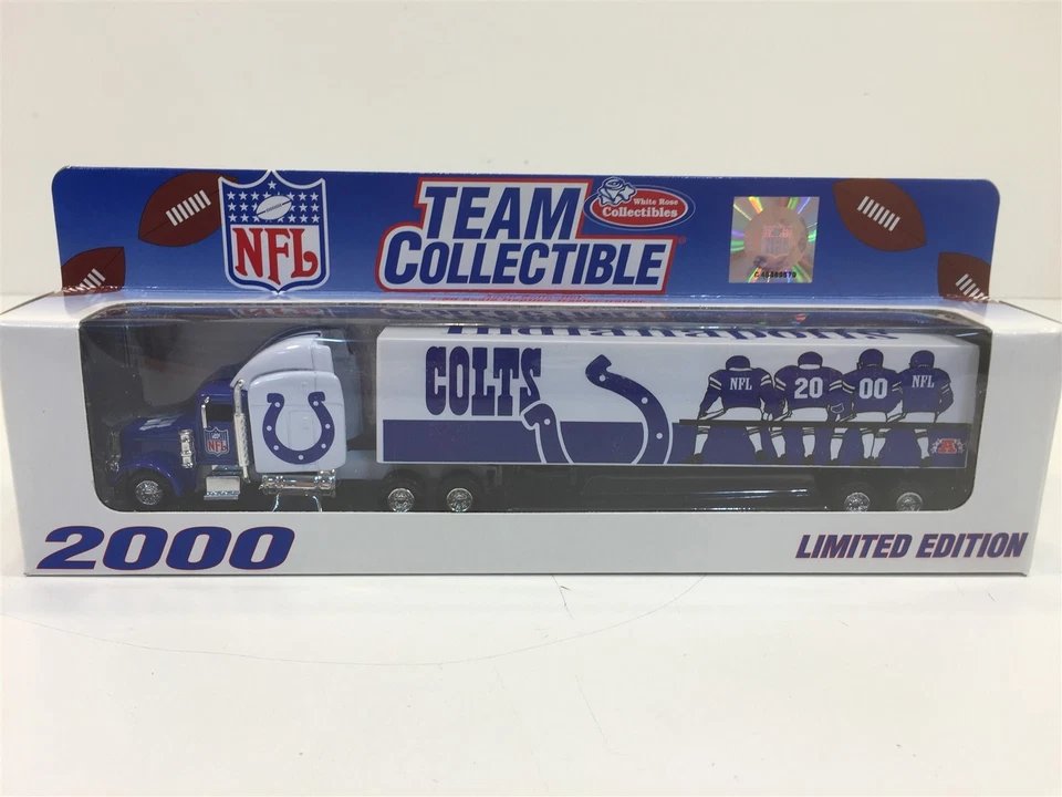 2000 Indianapolis Colts NFL Limited Edition Semi Truck Trailer White Rose