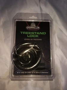 Gorilla Gear Tree Stand Lock with two keys, new never used - Picture 1 of 3