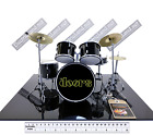 Mini Drum set the Doors Tribute black scale 1:4 miniature gadget collectible kit