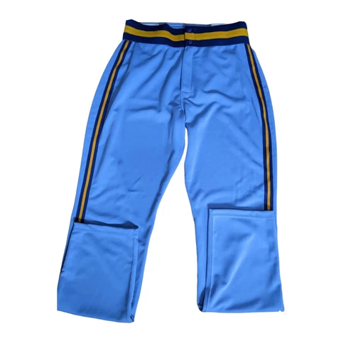 # 60 JJ Hoover Milwaukee Brewers Team Issued 1983 Sz 37 Throwback Pants MLB auth Cover