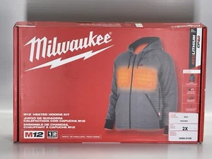 Milwaukee 306G-212X M12 Heated Hoodie Kit | 2X - Picture 1 of 2