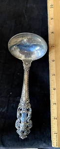 GORHAM CROWN BAROQUE STERLING SILVER GRAVY LADLE NEW OUT OF BAG - Picture 1 of 1