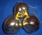 3 PEARS  CHRISTMAS ORNAMENTS Decorations VERY NICE 3&quot; Tall
