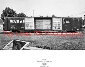 Wabash 55075 Hi Cube Box Car Doors Open Greenville Steel Car NEW 8x10 PHOTO - Picture 1 of 1