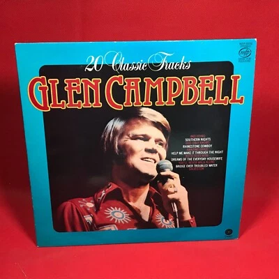 GLEN CAMPBELL 20 Classic Tracks 1981 UK vinyl LP Rhinestone Cowboy Galveston - Image 1 of 4