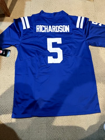 NWT Anthony Richardson Indianapolis Colts Blue Jersey Mens Large Cover
