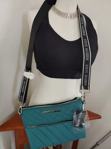 STEVE MADDEN: Bvillage Teal QUILTED POLYESTER CROSSBODY Nwt $68 - Picture 1 of 9