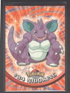 #34 Nidoking | Anime TV Pokémon 1999 S1 | EX | Logo Azul - Imagen 1 de 2