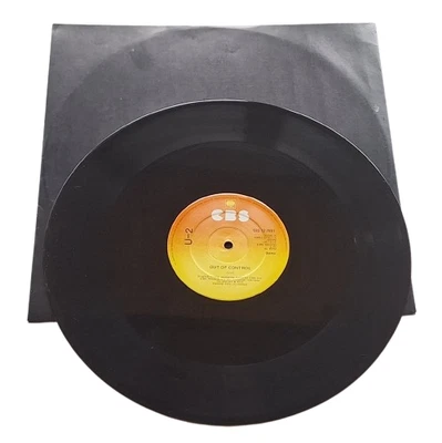 U2 Out of Control 1980 12" Reissue Post Punk IRISH  Press Vinyl  CBS 12-7951 Foto 1 de 4