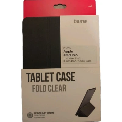 Hama 216460 Tablet Hülle Fold Clear Folio Apple iPad Pro 11" 2.Gen + 3.Gen - Bild 1 von 2