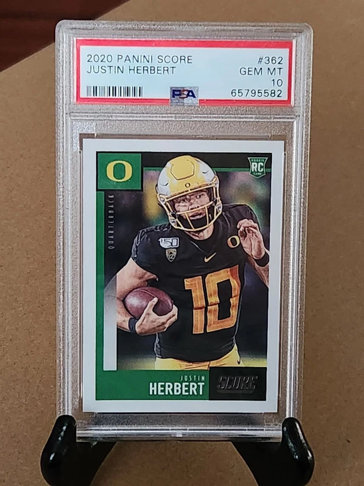 🔥2020 Score Rookie Justin Herbert PSA GEM MT 10🔥 - Image 1 of 2