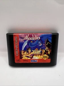 Sega Genesis Disney's Aladdin 1993 Game Cart Only - Picture 1 of 2
