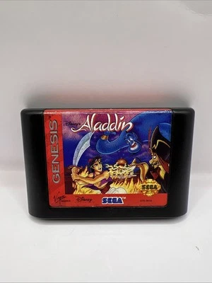 Sega Genesis Disney's Aladdin 1993 Game Cart Only - Image 1 of 2