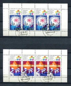 Germany - DDR : 2 stamp booklet sheets from 1973 - CTO - Picture 1 of 1