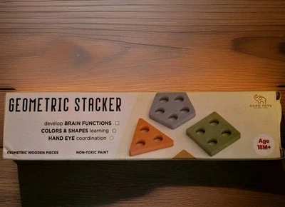 Gopo Toys Geometric Stacking Puzzle Learning Skills 18 mos SuperLearningPuzzle N - Image 1 of 4