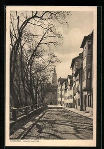 Coburg, Ansichtskarte, Partie in der Grafengasse  - Picture 1 of 2