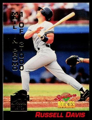 1994 Signature Rookies Mail-In Promo /3000 Russ Davis #S2 - RC Columbus Clippers - Image 1 of 2