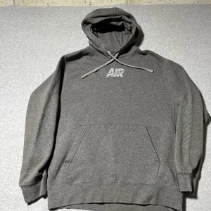 Nike Air Herren Hoodie Gr. L Grau Tasche Langarm Sport Sweatshirt - Bild 1 von 8