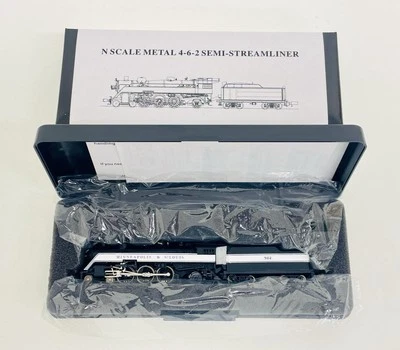 Model Power N Metal Minneapolis & St Louis 4-6-2 Semi Streamliner #502 87431 New - Image 1 of 4