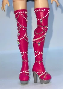Rainbow High Headmistress Paris Hilton Muñeca Conjunto Zapatos Rosa Tacón Alto Botas - Imagen 1 de 6