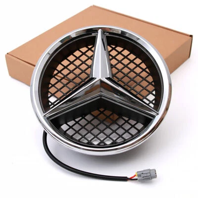 Für 2006-2013 Mercedes B--z W204 C LED Licht Kühlergrill Stern Emblem Abzeichen - Bild 1 von 4