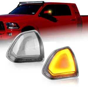 Side Mirror Turn Signal Lights Tow Lamp For Dodge Ram 1500 2500 3500 Clear Lens - Picture 1 of 6