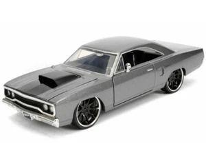 Jada 30745 Fast & Furious Dom's Plymouth Road Runner Grey 1/24 Diecast - Picture 1 of 5