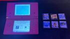 Nintendo Dsi Style Pink Handheld System With 5 Games (No Mario 64)