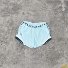 Under Armour Women's Size M Athletic Shorts Loose Heatgear Blue Solid Polyester