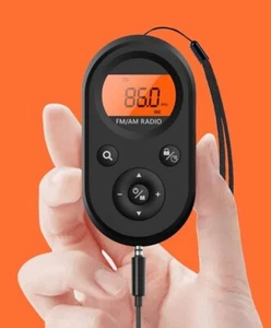 Radio portátil AM FM transistor de bolsillo recargable batería de larga duración estéreo - Imagen 1 de 4