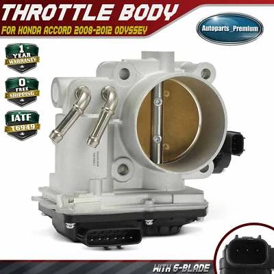 Throttle Body for Honda Accord 2008-2012 Odyssey 2007-2017 Pilot Acura V6 3.5L - Image 1 of 4