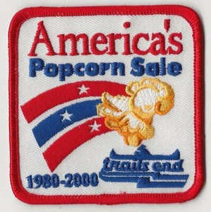 VENTE DE POPCORN AMERICA TRAIL'S FIN 1980 - 2000 Boy Scout BSA Patch - Photo 1/1