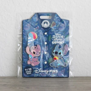 Juego de prendedores de aperitivos Disney Stitch Attacks prendedores de hielo afeitados 7/12 de julio lanzamiento limitado - Imagen 1 de 1