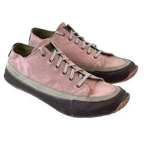 Eric Meyer Medium VTG Designer Leather Canvas Sneakers Women's 11 US 42 EU Pink - Picture 1 of 9