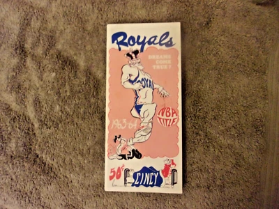 1963-64 Cincinnati Royals Media Guide Anuario Oscar Robertson 1964 Jerry Lucas Foto 1 de 4