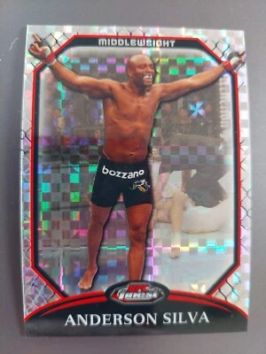 Anderson Silva #45 2011 Topps UFC Finest X-Refractor #181/388 - Image 1 of 2