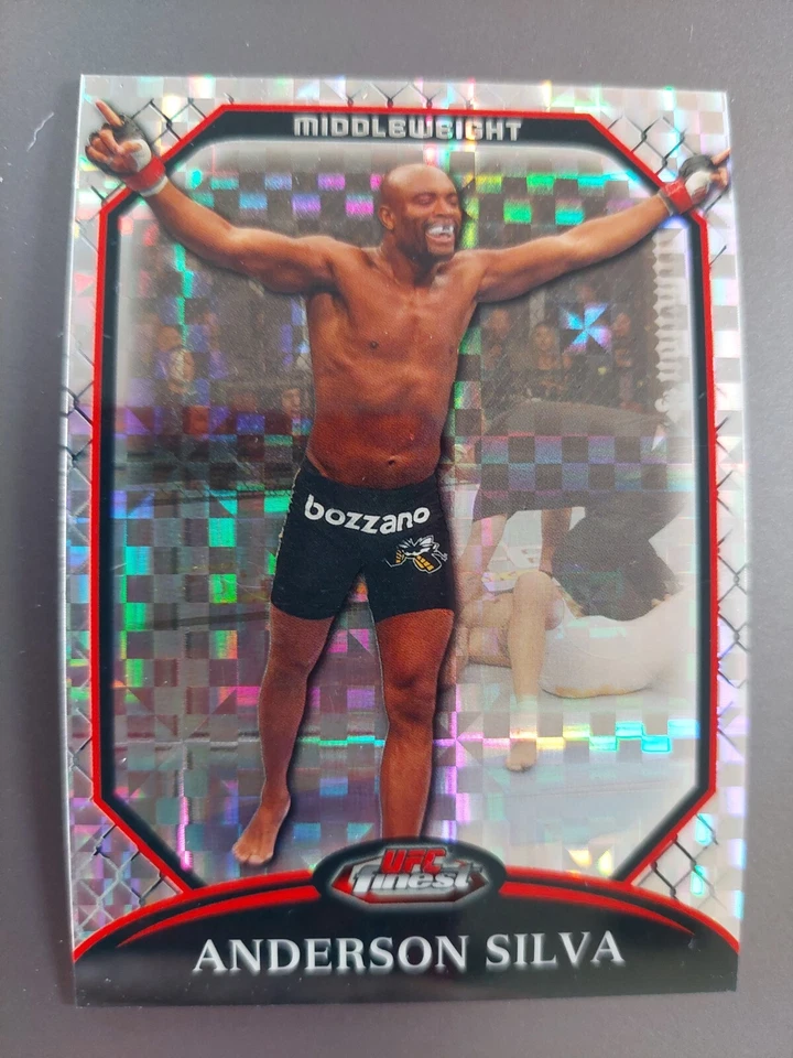 Anderson Silva #45 2011 Topps UFC Finest X-Refractor #181/388 - Image 1 of 2