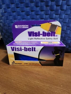 Envision Visi 皮带反光安全带蓝色跑步自行车步行带 31-55 — 第 1/4 张图片