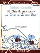 36 ARIE DI STILE ANTICO (VOCE GRAVE). CANTO E PIANOFORTE MUSICA