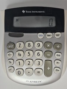 Texas Instruments TI-1795SV Solar Power Desktop Calculator - Picture 1 of 3