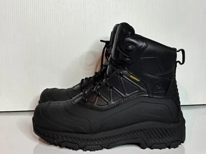 NEW Ace Work Boots Fargo CT Waterproof Black ST-Composite Slip-Resistant Men's 9 - Picture 1 of 6