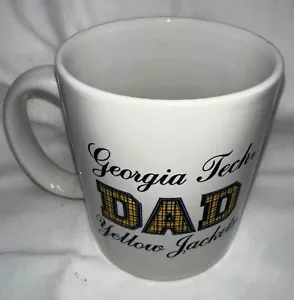 Georgia Tech Dad Yellow Jackets Ceramic Coffee Mug - Picture 1 of 7