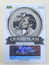JAN KODES signed autograp AUTO 2013 Ace Authentic LEAF Grand Slam 23/35 🔥RARE