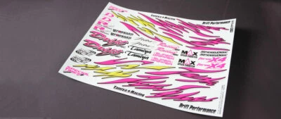 TAMIYA 53886 R/C 1/10 MARKING STICKER (GRAFFITI TYPE) - STICKER R/C TAMIYA - Immagine 1 di 2