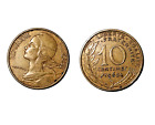 FRANCE Fifth Republic 10 Centimes Coin Dated 1963 LIBERTE  EGALITE FRATERNITE