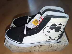 Camisas altas VANS x Peanuts Sk8-Hi reedición Joe Cool Snoopy para hombre talla 9 - Imagen 1 de 7