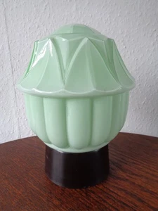 Nice Dutch Thabur  Art Deco hall  lamp Pastel green - Bild 1 von 9