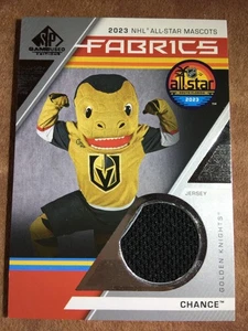 CHANCE 2023-24 UD SP Game Used All Star Mascots Fabrics #ASM-CH Golden Knights - Picture 1 of 2