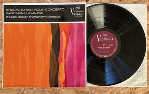 Kogan Violin BSM Khachaturian Saint-Saens Concerto RCA VICS 1153 Ed1 Stereo EX - Picture 1 of 4