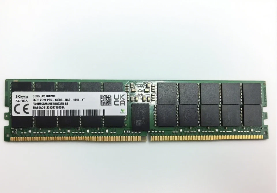 Memoria de servidor SK Hynix 96G 2RX4 DDR5 PC5 4800B RDIMM REG RECC 96 g Foto 1 de 1